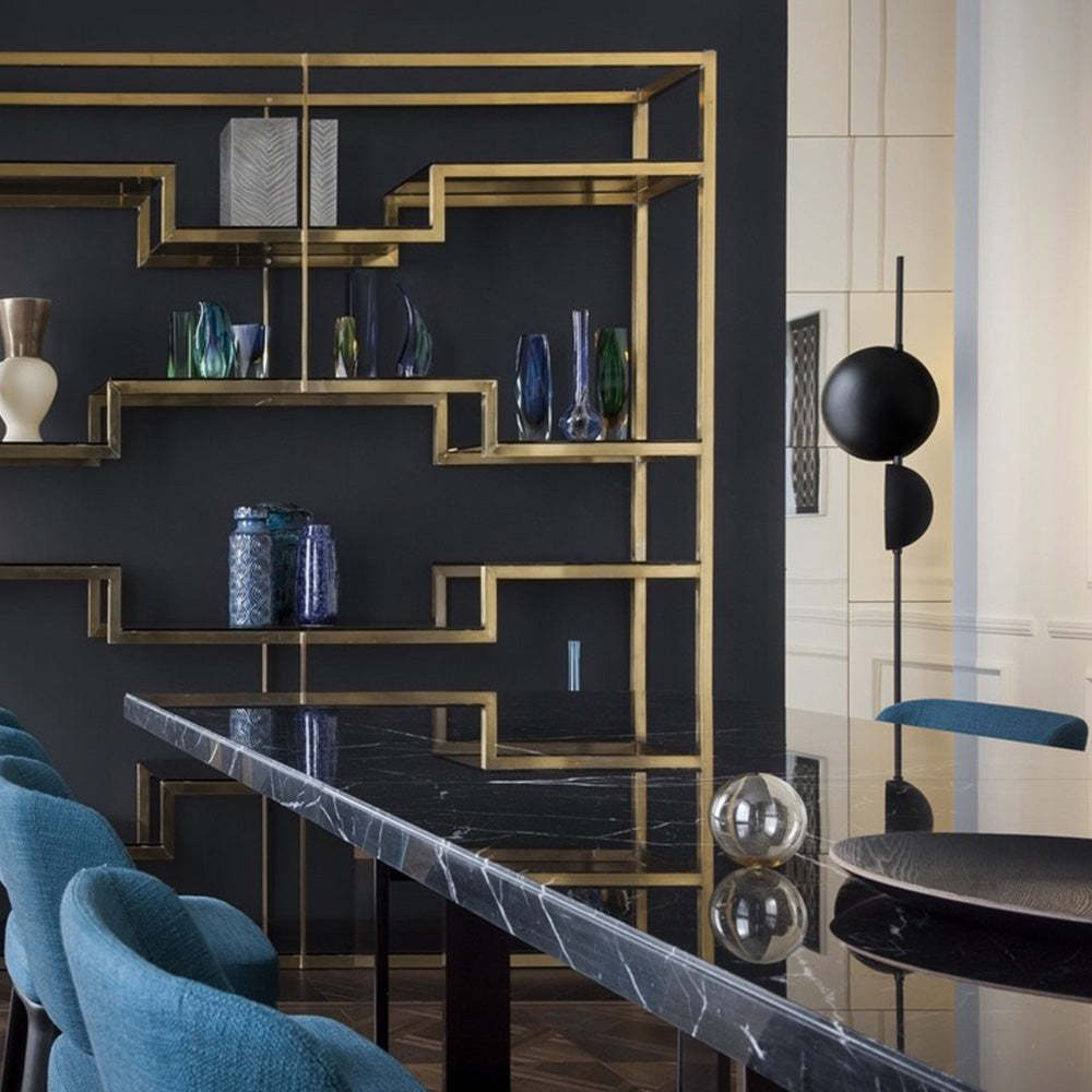 Salgado floor lamp in luxury interior design, minimalist setting