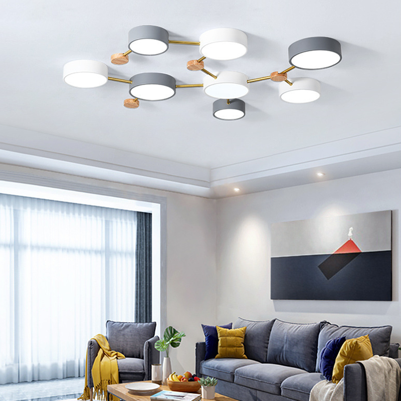 Sienna Modern LED Ceiling Light in Living Room