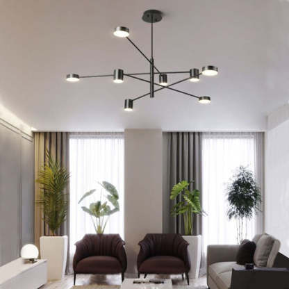 Weiss Pendant Light Branch Industrial Metal Bedroom