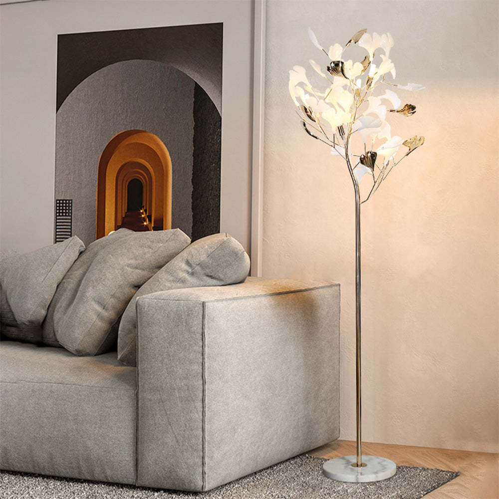 Olivia floor lamp in living room setting