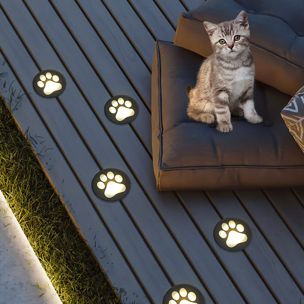 Cat sitting by Minori Cat Paw Ground Lights
