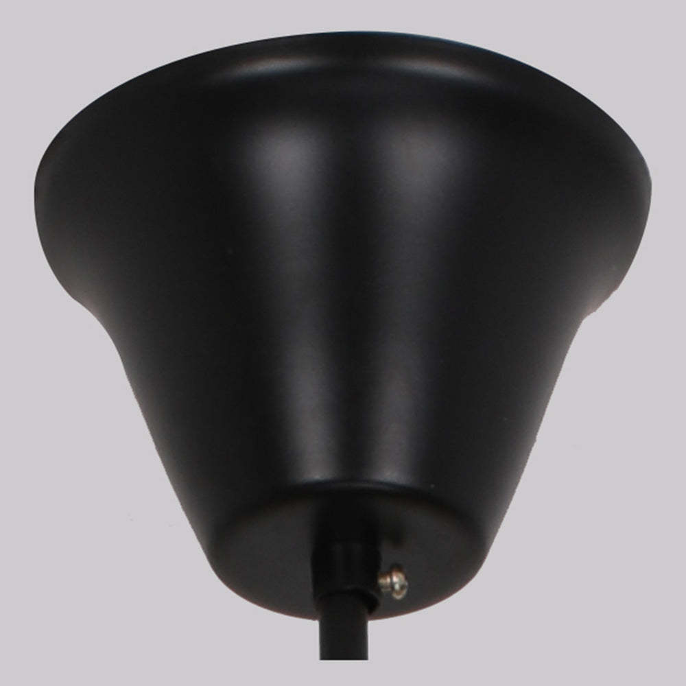 Austin Pendant Light: Black metal ceiling mount