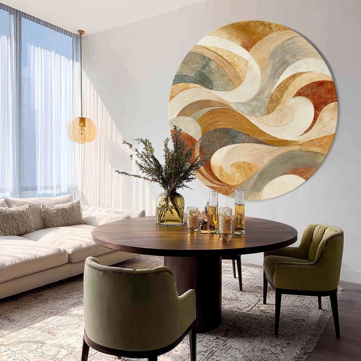 Round Wall Art #MS287