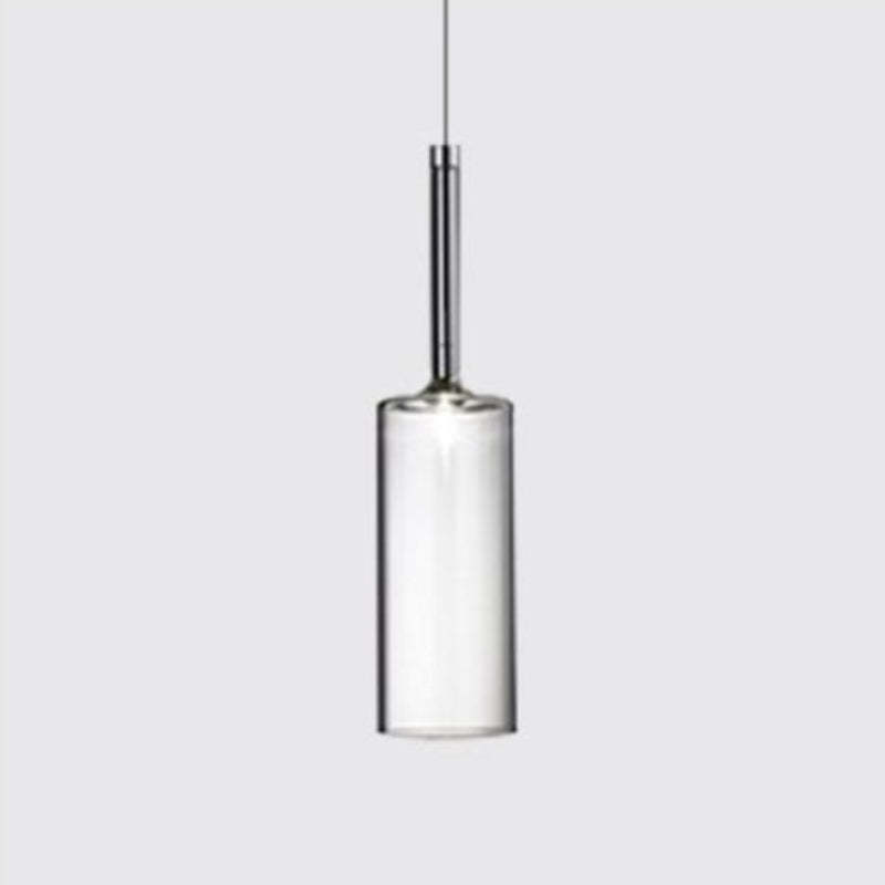 Clear glass pendant light, Hailie by Lassola