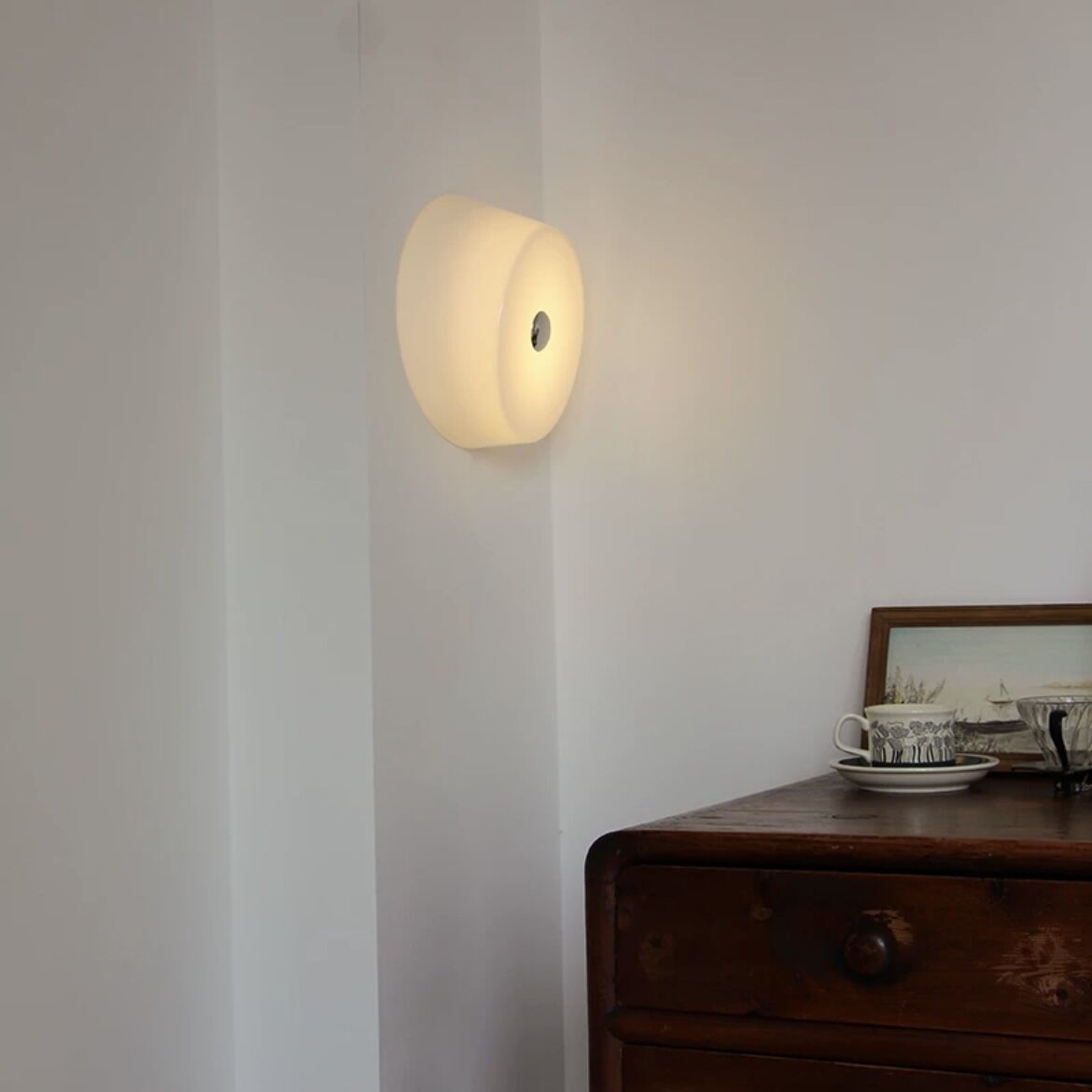 Orr Wall Light illuminating a corner