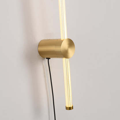 Edge Nickel Wall Lamp: Modern cylinder indoor lighting