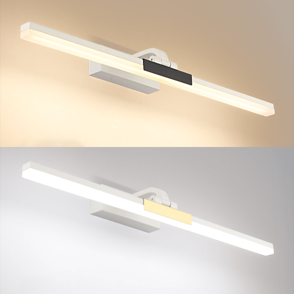 Edge Modern Vanity Wall Lamp with warm and cold light options