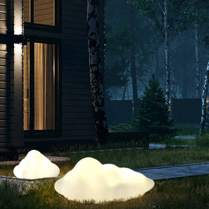 Cloud lights - Minori acrylic outdoor light.