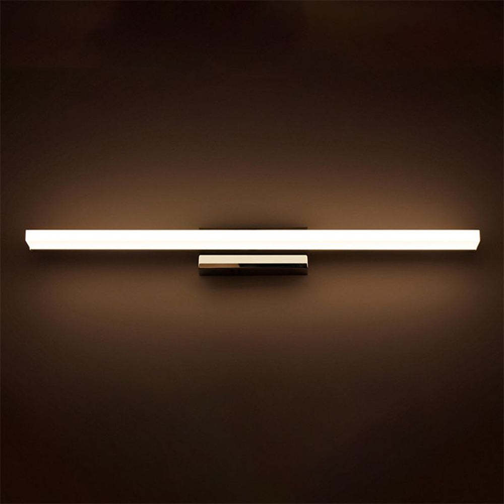 Leigh LED vanity light. Minimalist bathroom lighting.