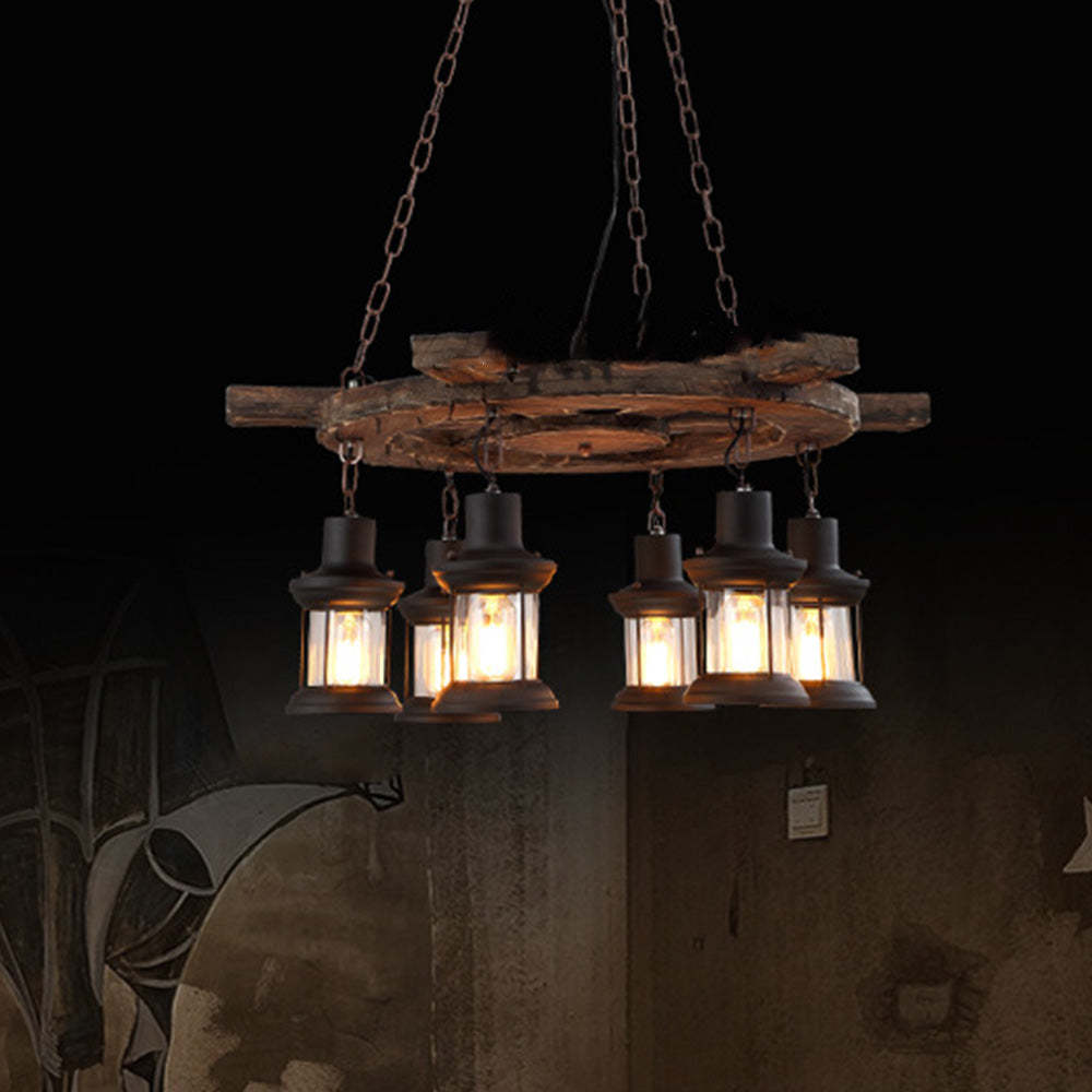6-Light Rudder Pendant Lighting