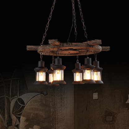 6-Light Rudder Pendant Lighting