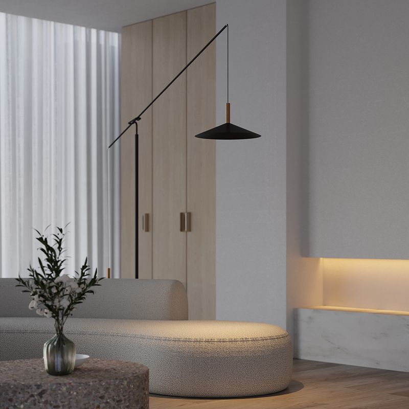 Carins Floor Lamp: Modern Italian Lighting in Living Room
