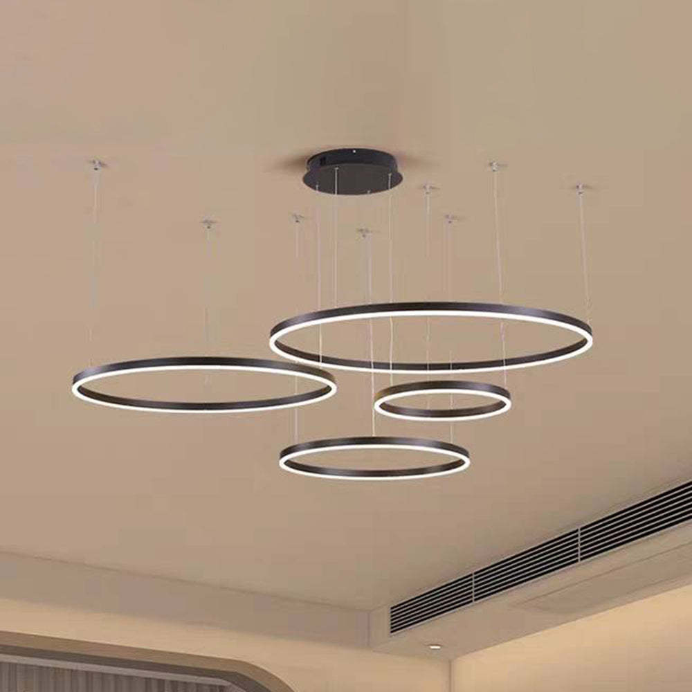 Arisha Modern Pendant Light - Circular LED rings Arisha Modern Pendant Light Tir-Circle Metal