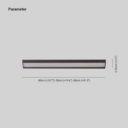 Orr Minimalist Wall Lamp Dimensions