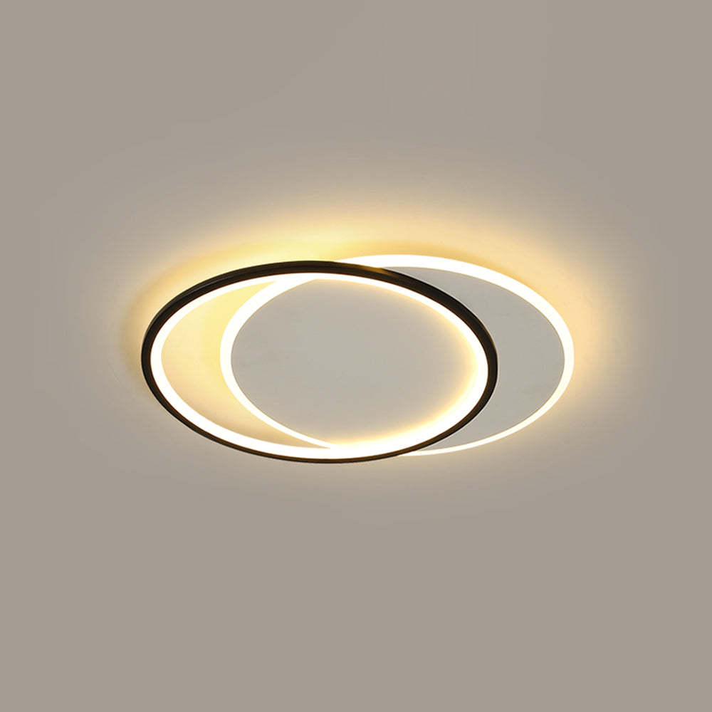 Quinn Flush Mount Ceiling Light - Modern Geometric Design