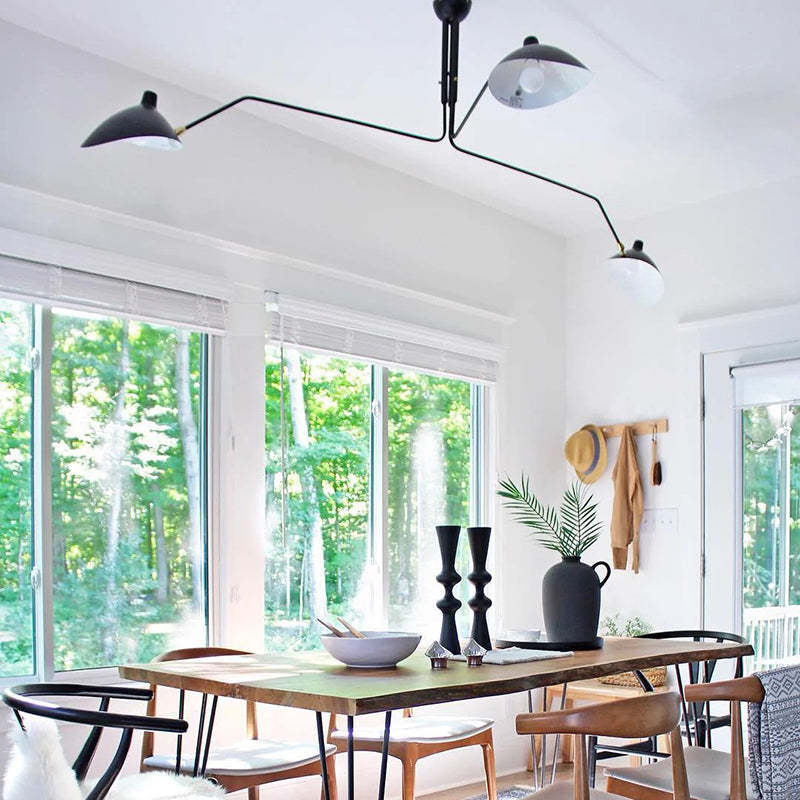 Schmitt Pendant Light in modern dining room with industry style