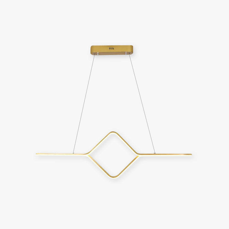 Bouvet Modern Linear Square Pendant Light