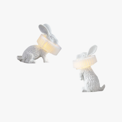 Alice Decorative Modern Rabbit Table Lamp Resin Bedroom