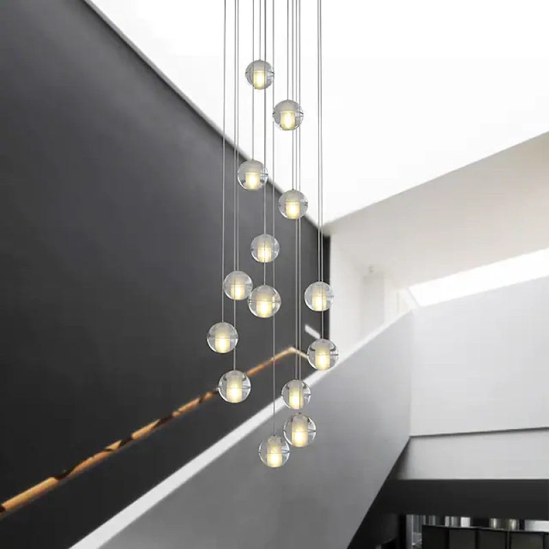 Modern foyer lighting: Hailie globe pendant