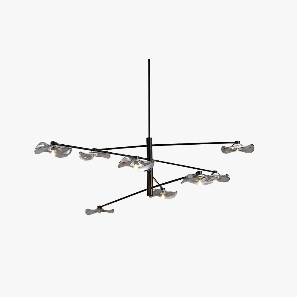 Carins Modern Pendant Light, Black Metal Branch Design