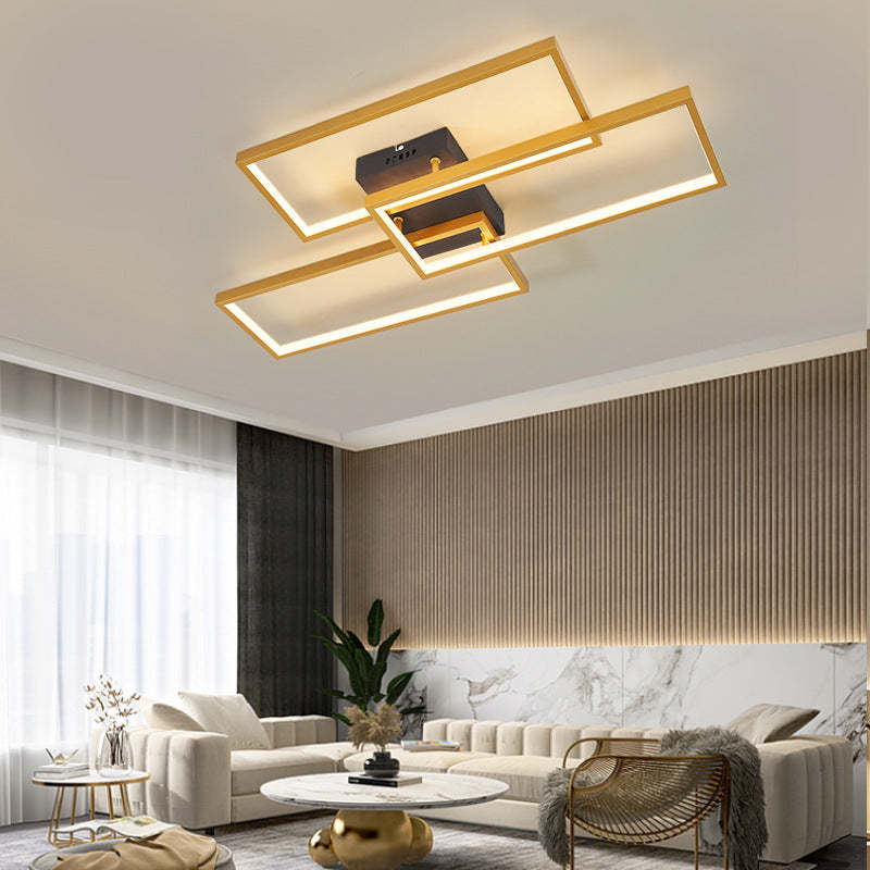 Bouvet Rectangular LED Ceiling Light - Las Sola Lighting