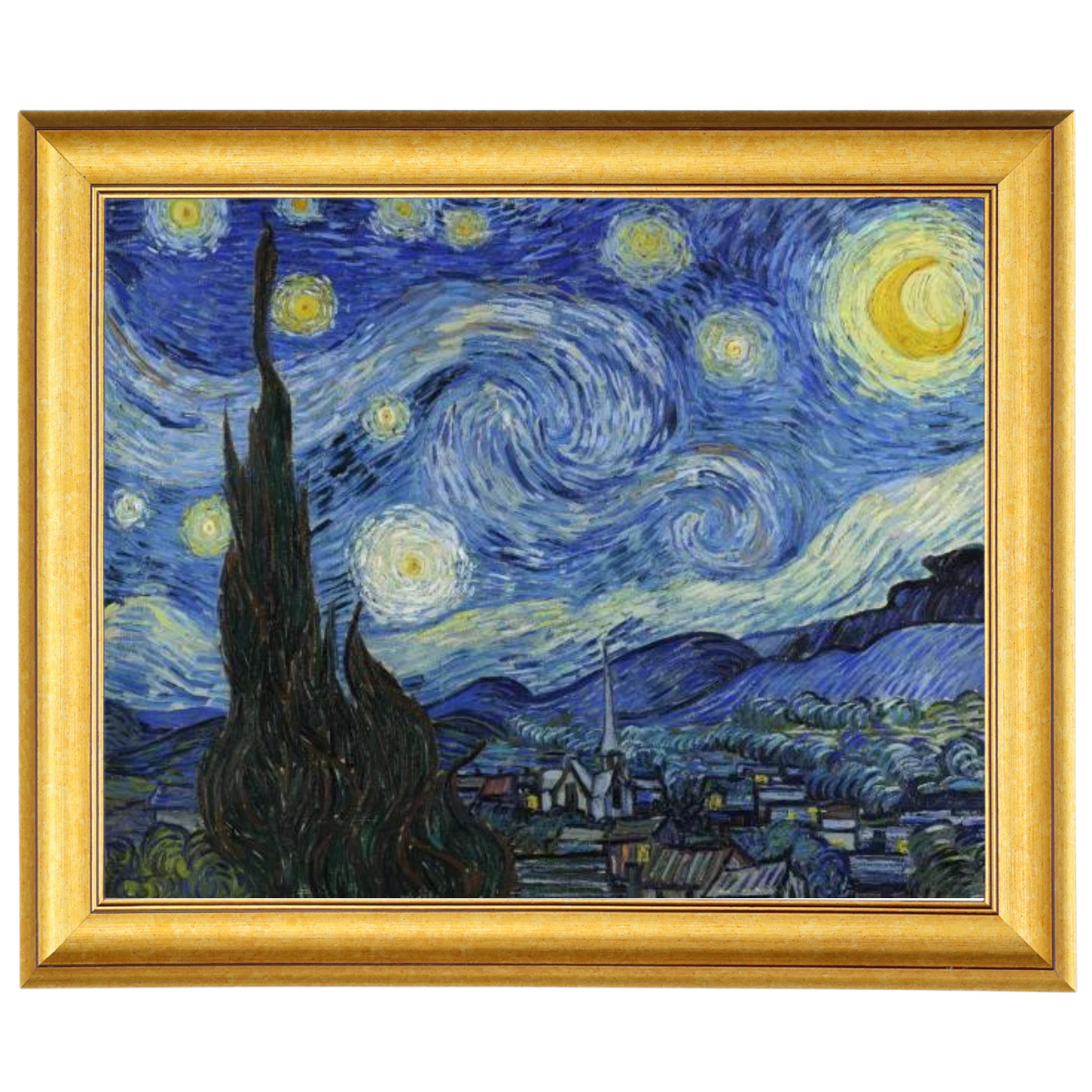 Van Gogh's Starry Night oil painting reproduction