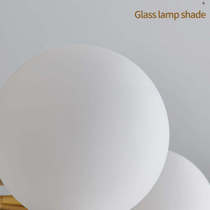 Close-up: Valentina glass lamp shade.