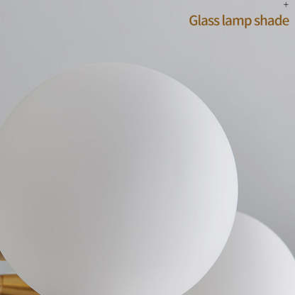 Close-up: Valentina glass lamp shade.