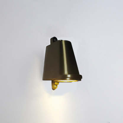 Orr industrial metal wall lamp, bronze finish. Las Sola
