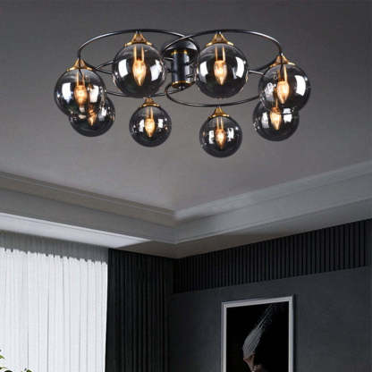 Las Sola Valentina Nordic bubble glass ceiling light.