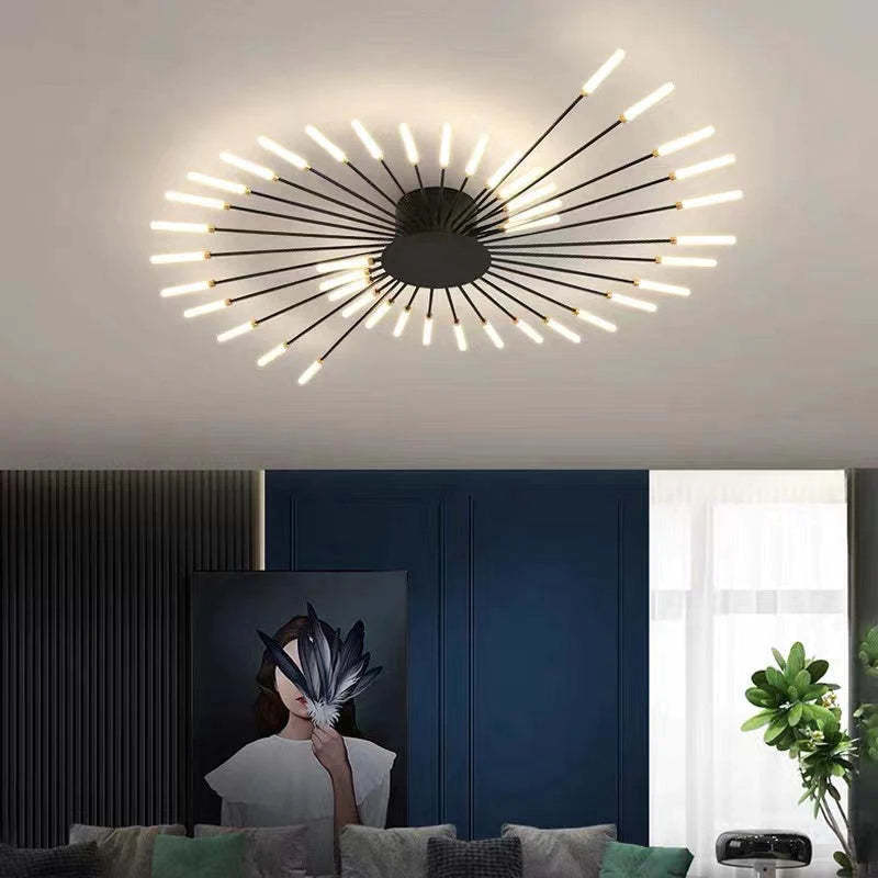 Lowry Fireworks Ceiling Light in Modern Interior