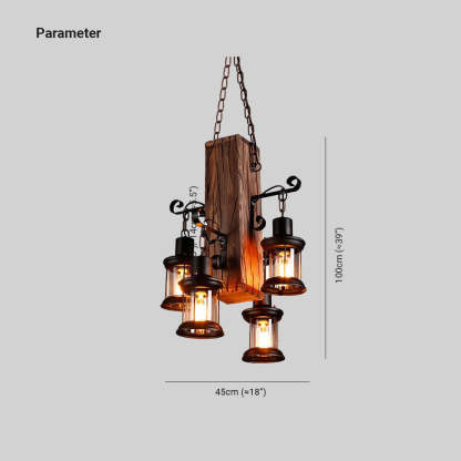 Industrial Glass Metal Pendant Light Dimensions
