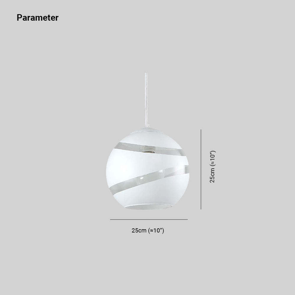Valentina Globe Pendant Light dimensions: 25cm diameter