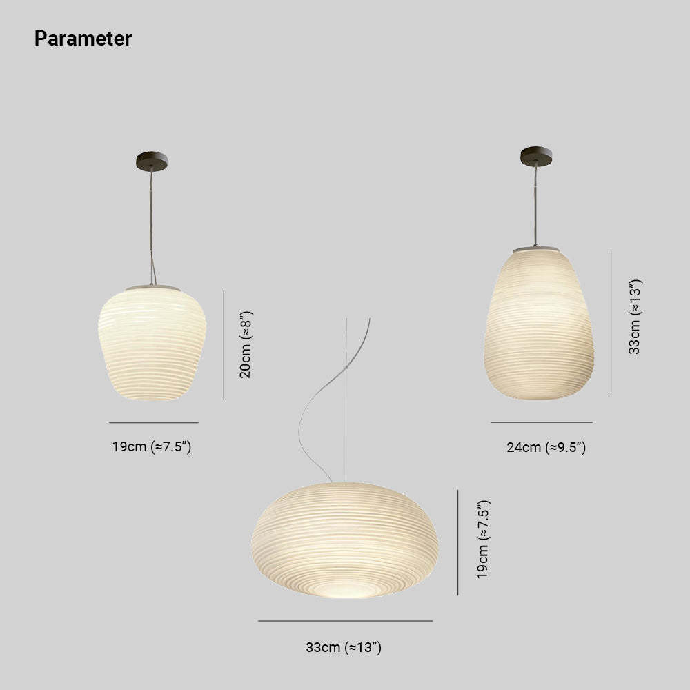 Renée Pendant Light Dimensions, Lassola