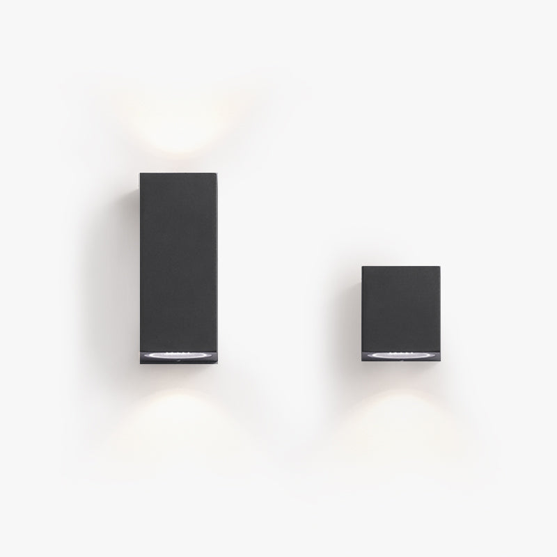 Orr square outdoor wall lamp, minimalist design