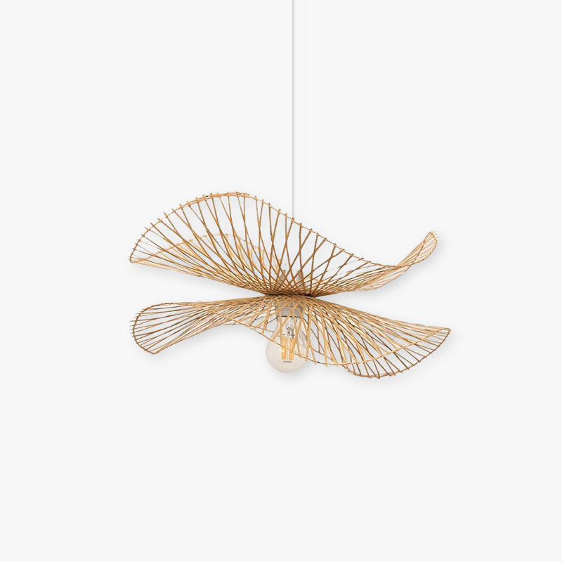 Muto Rattan Pendant Light Muto Woven Rattan Pendant Light, Dining Room/Bedroom/Restaurant