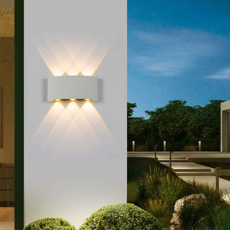 Orr modern metal outdoor wall lamp