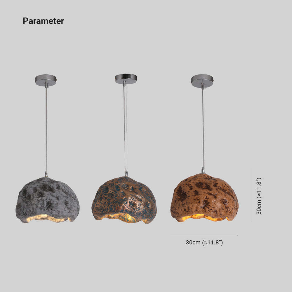Byers Wabi Sabi Pendant Light with color options,30cm size