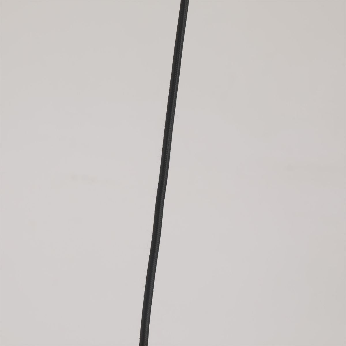 Black pendant light cord detail