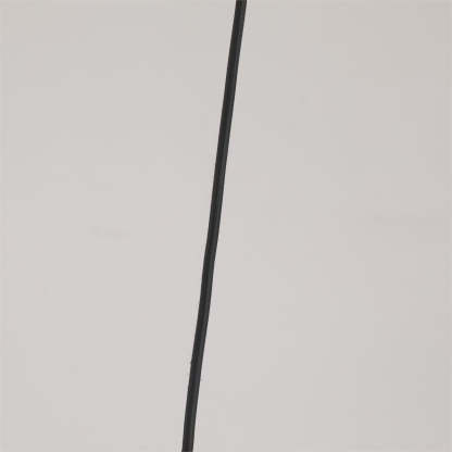 Black pendant light cord detail