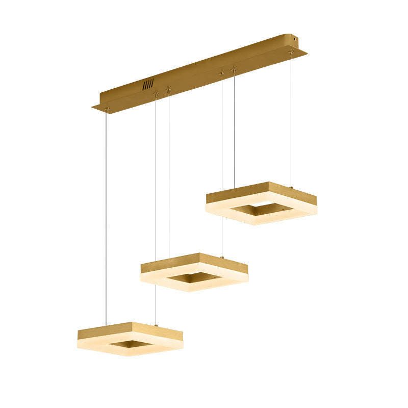 Raheel Modern Cluster Pendant Light with Square Design
