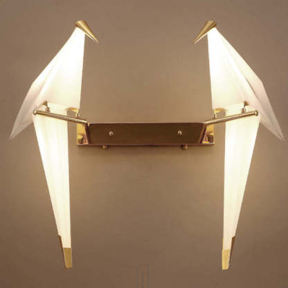 Clifford Bird Wall Lamp, Art Deco Bedroom Sconce, Las Sola