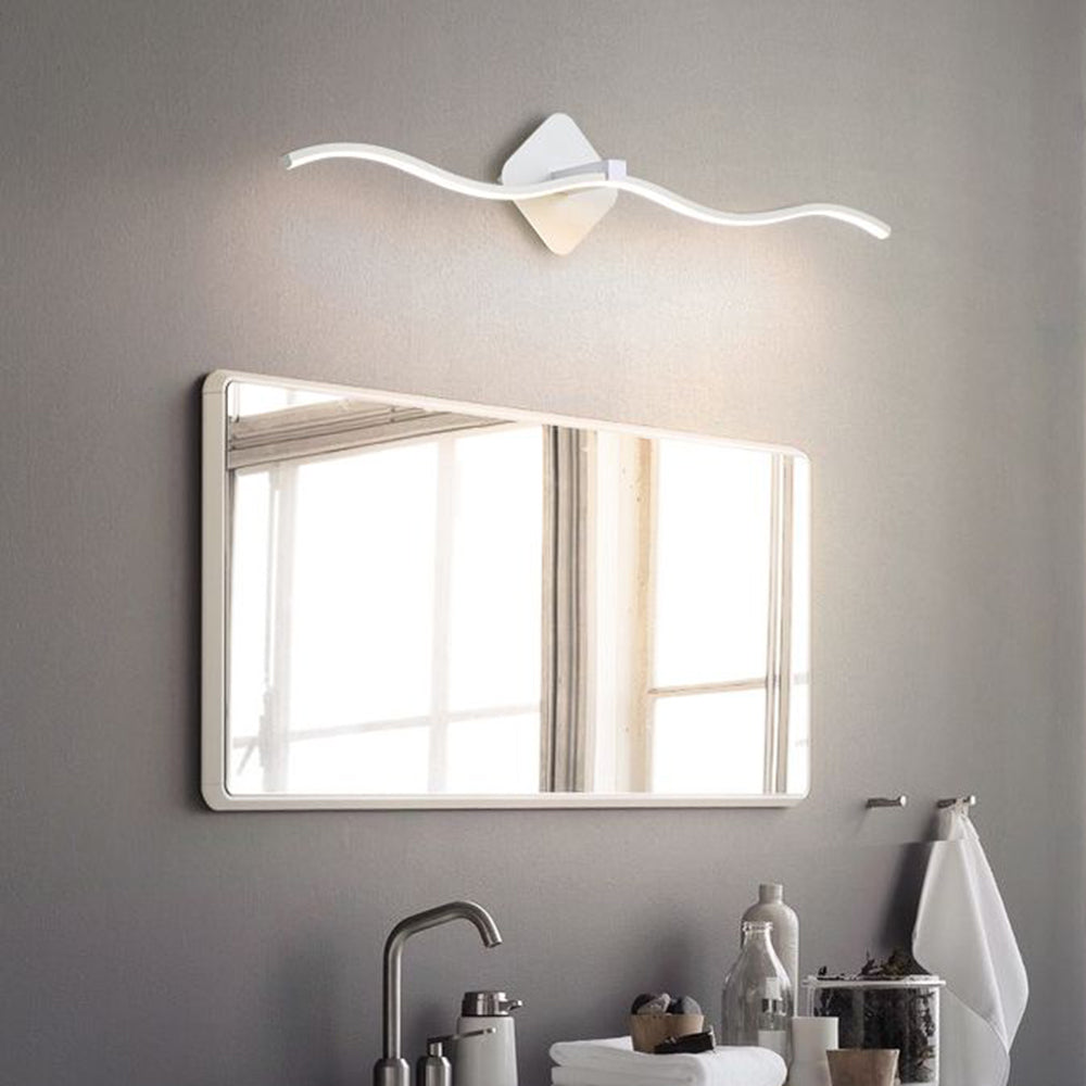 Louise Wave Wall Lamp, modern bathroom lighting by Las Sola