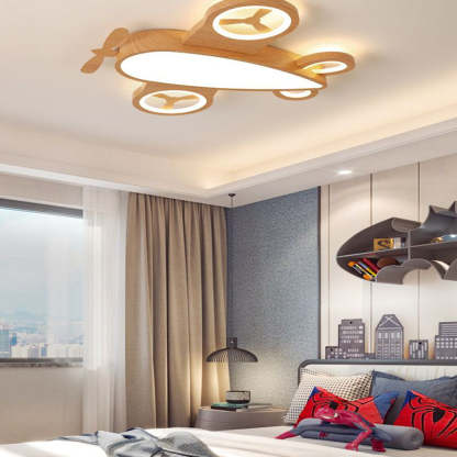 Airplane Ceiling Light, Minori Modern Art Deco Style in Kid's Room