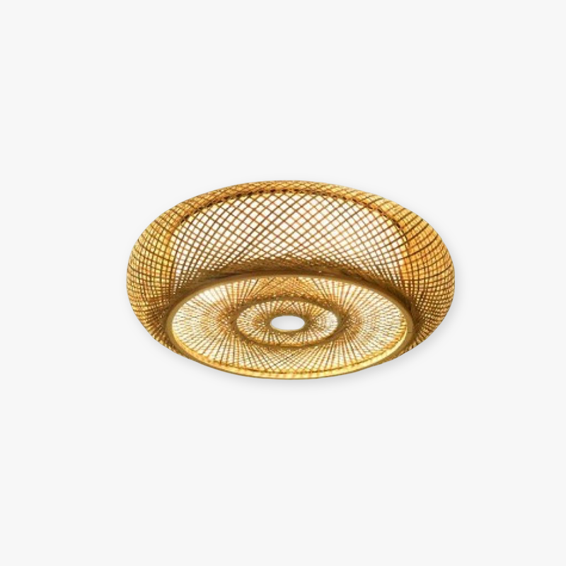 Muto Rattan Woven Ceiling Light
