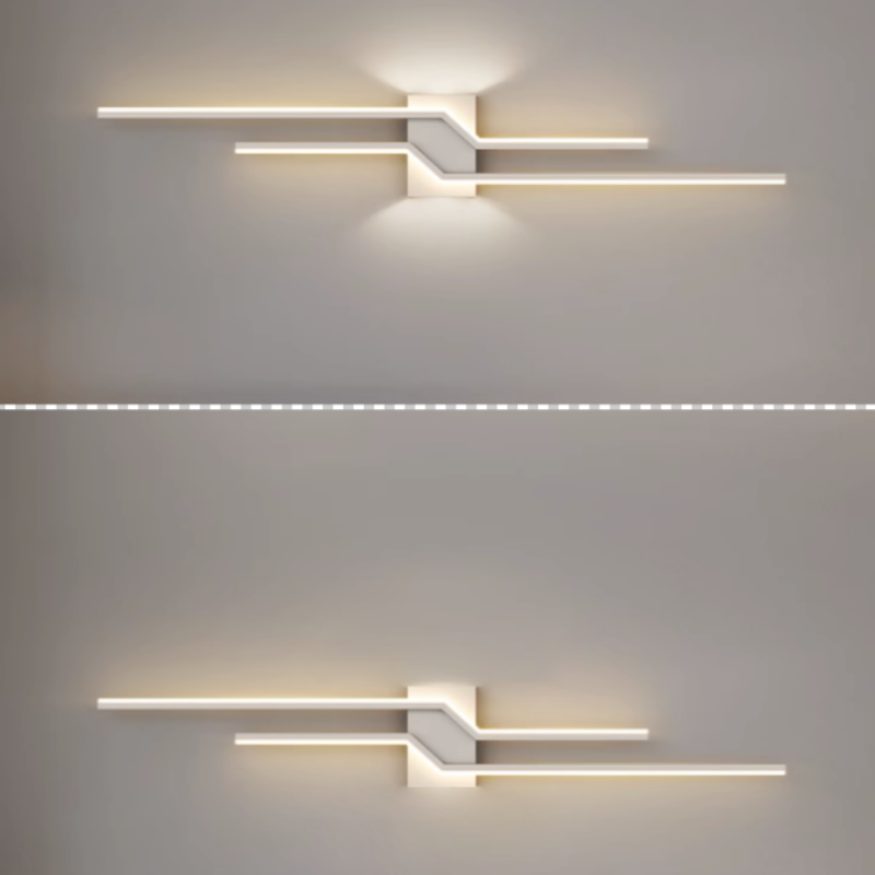 Alana LED vanity light, modern linear design.