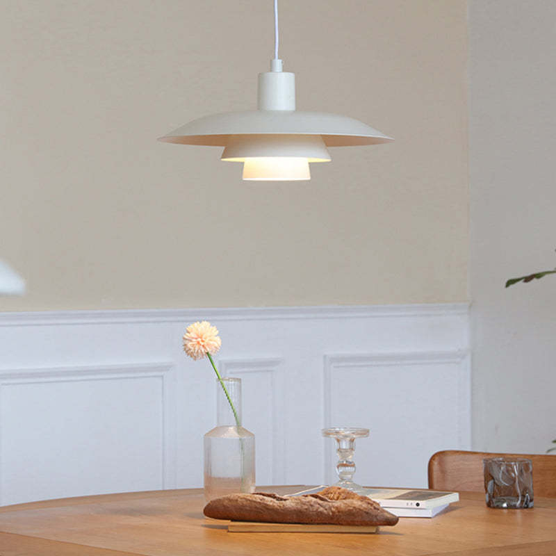 Morandi Modern LED Pendant Light in a dining room setting