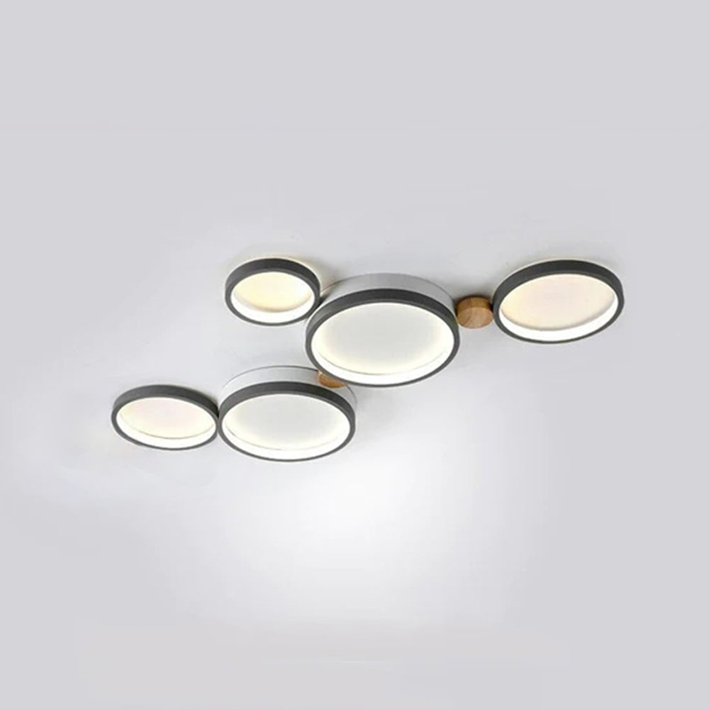 Sienna Round Flush Mount Ceiling Light, Modern lighting design