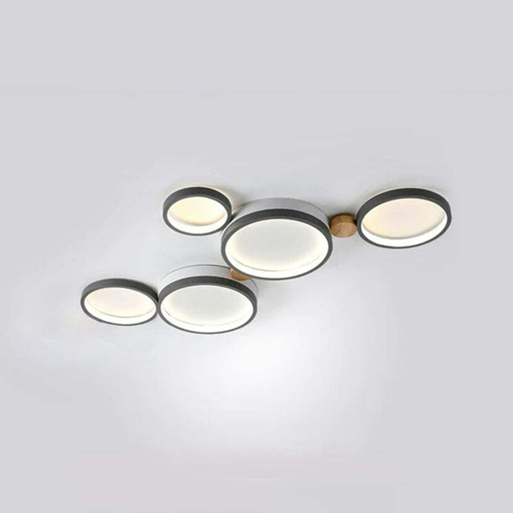 Sienna Round Flush Mount Ceiling Light, Modern lighting design