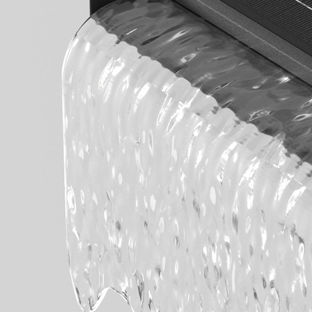Modern Outdoor Wall Lamp - Acrylic Shade Detail